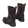 Buty Dr. Martens Anistone Hi Dark Brown Burnished Waxy Pull Up 31901201